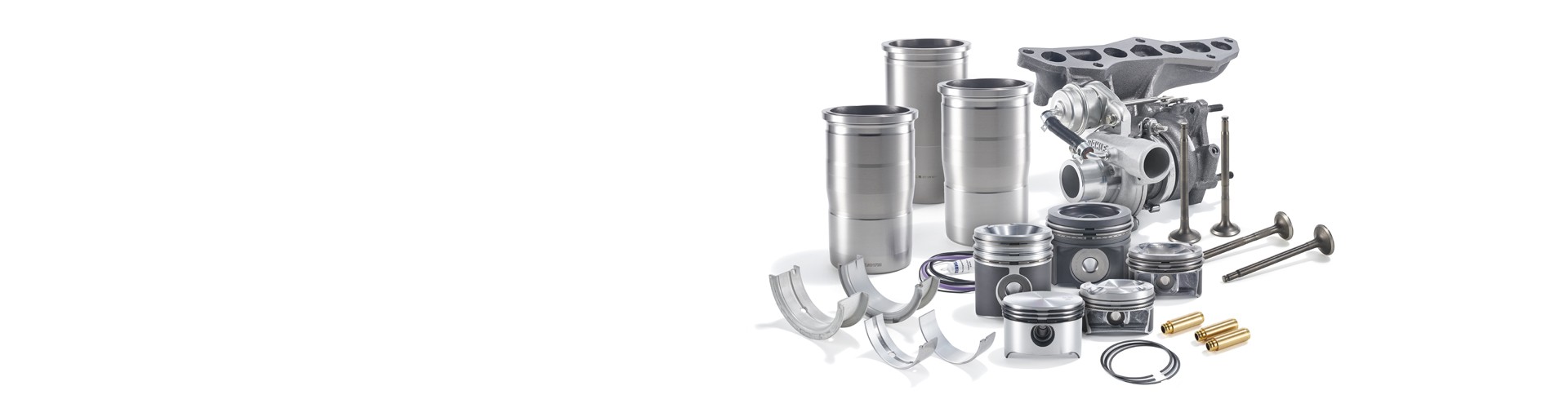 Motorenteile und Turbolader in Erstausrüstungsqualität.