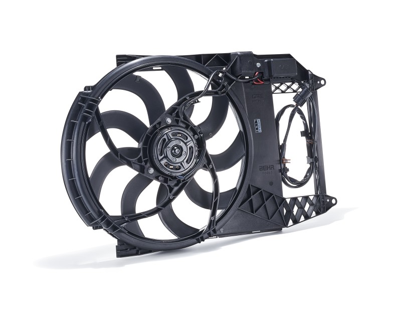 MAHLE high-performance condenser/radiator fan. These fans are essential for effecient engine cooling.